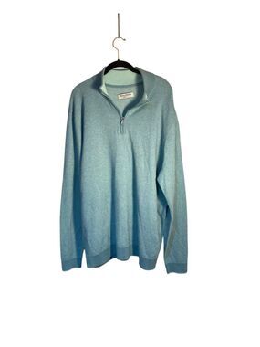 Tommy Bahama men’s island zone quarter zip pull over sweater XL